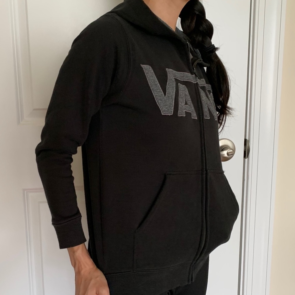 🦄 VANS grey-black hoodie - Picture 4 of 8